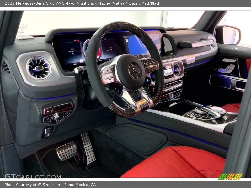Dashboard of 2023 G 63 AMG 4x4