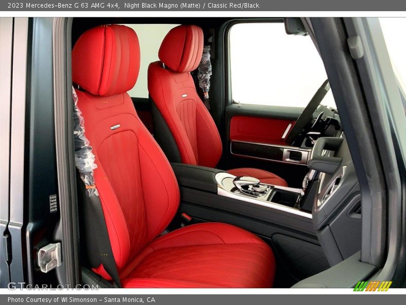  2023 G 63 AMG 4x4 Classic Red/Black Interior