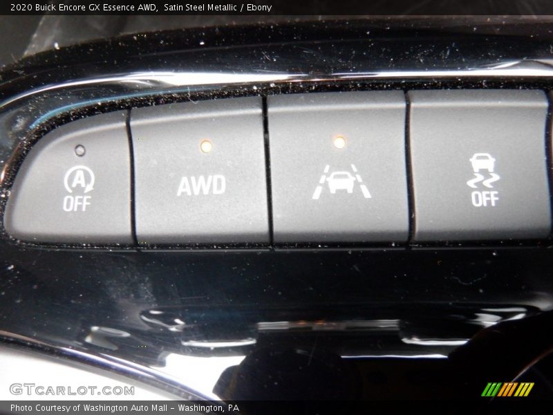 Controls of 2020 Encore GX Essence AWD