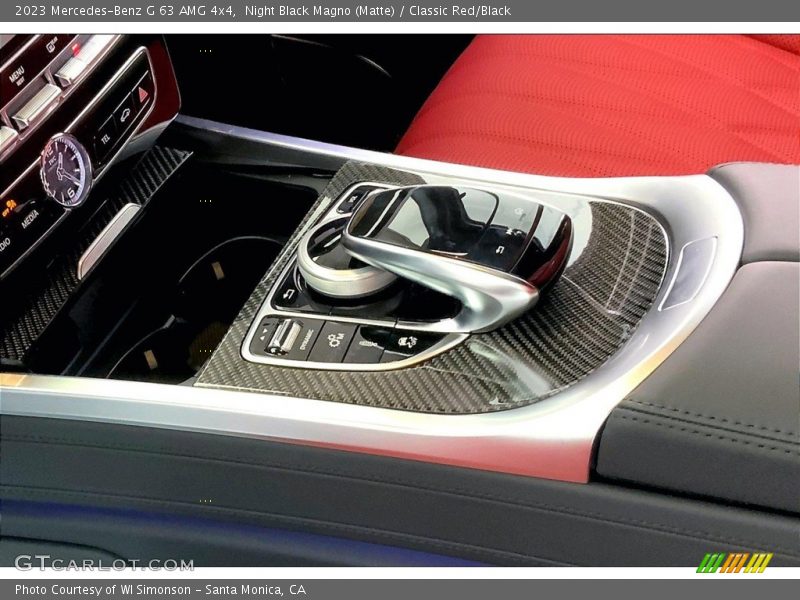 Controls of 2023 G 63 AMG 4x4