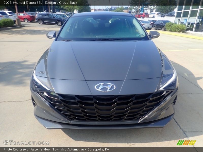 Ecotronic Gray / Black 2023 Hyundai Elantra SEL