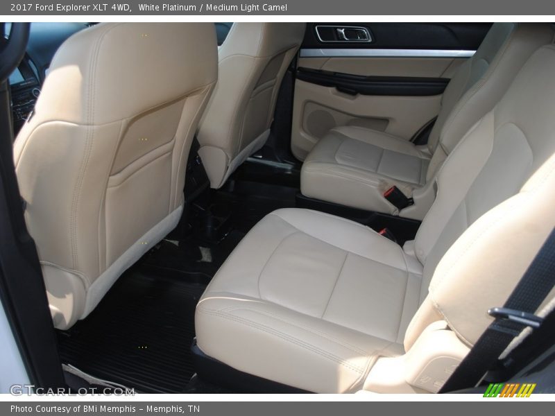 Rear Seat of 2017 Explorer XLT 4WD