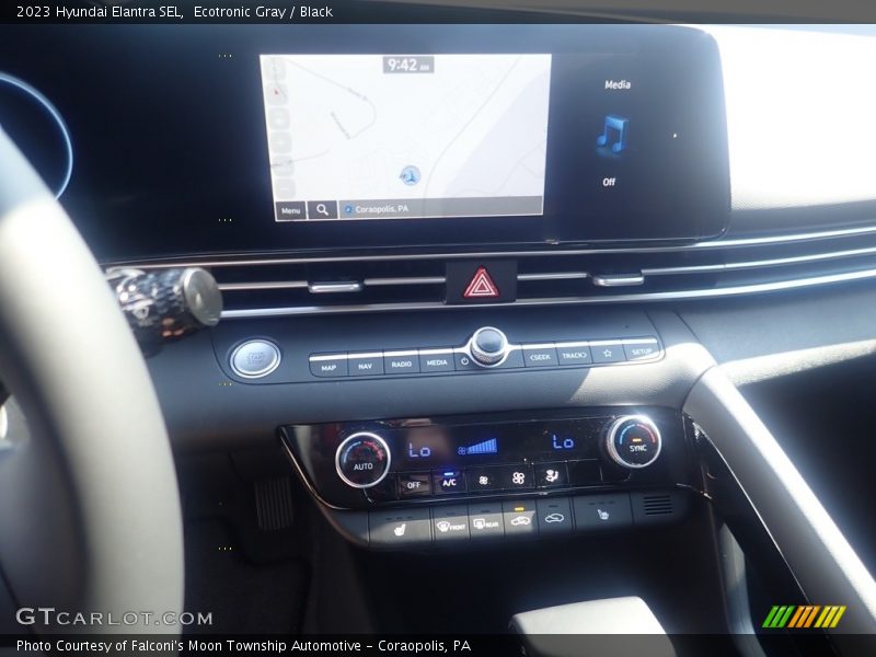 Ecotronic Gray / Black 2023 Hyundai Elantra SEL