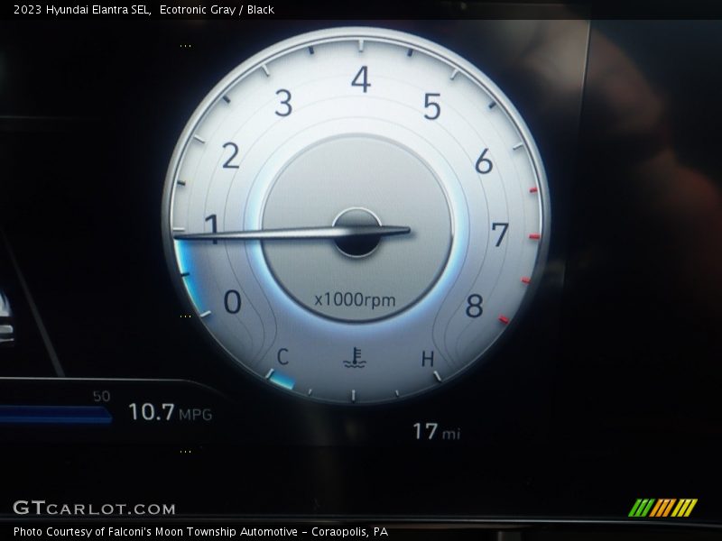 Ecotronic Gray / Black 2023 Hyundai Elantra SEL