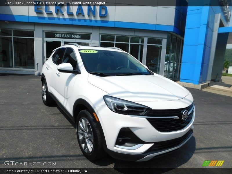 Summit White / Signet 2022 Buick Encore GX Essence AWD