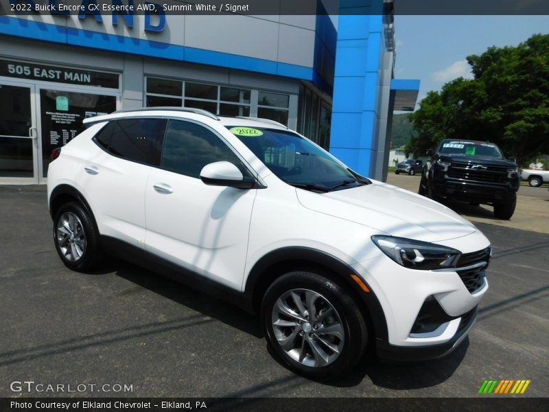 Summit White / Signet 2022 Buick Encore GX Essence AWD