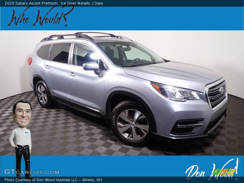 Ice Silver Metallic / Slate 2020 Subaru Ascent Premium