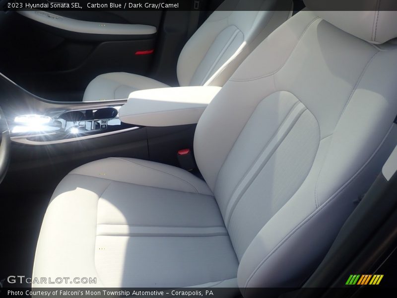 Carbon Blue / Dark Gray/Camel 2023 Hyundai Sonata SEL