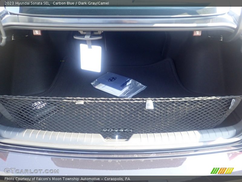 Carbon Blue / Dark Gray/Camel 2023 Hyundai Sonata SEL