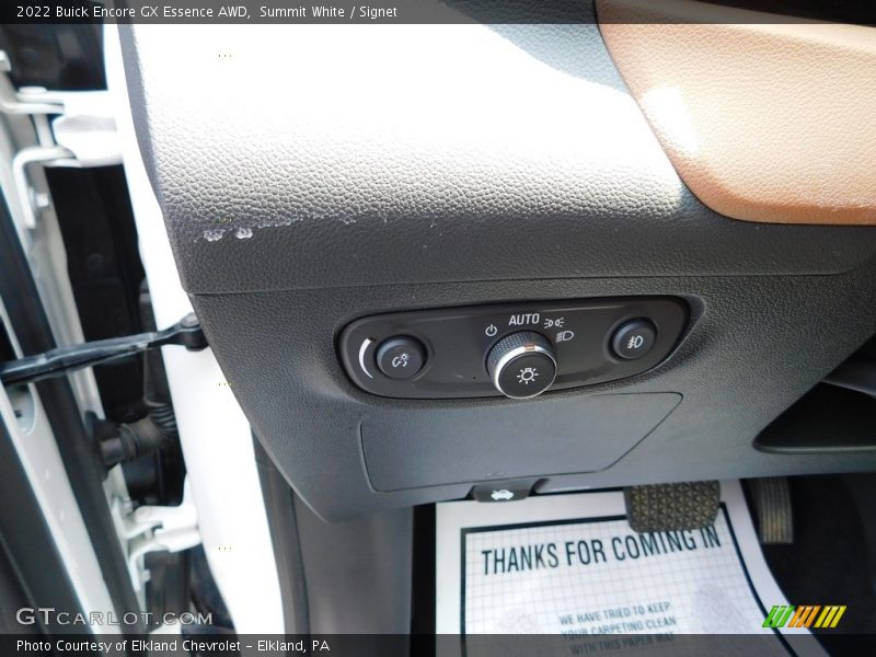Summit White / Signet 2022 Buick Encore GX Essence AWD