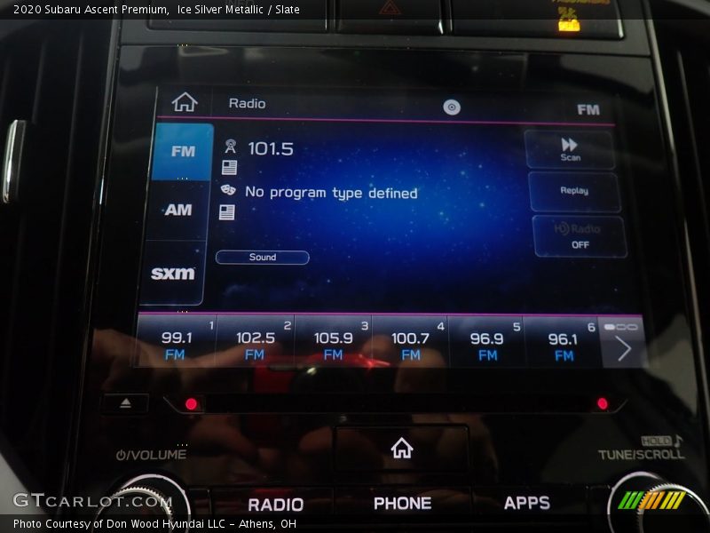 Ice Silver Metallic / Slate 2020 Subaru Ascent Premium