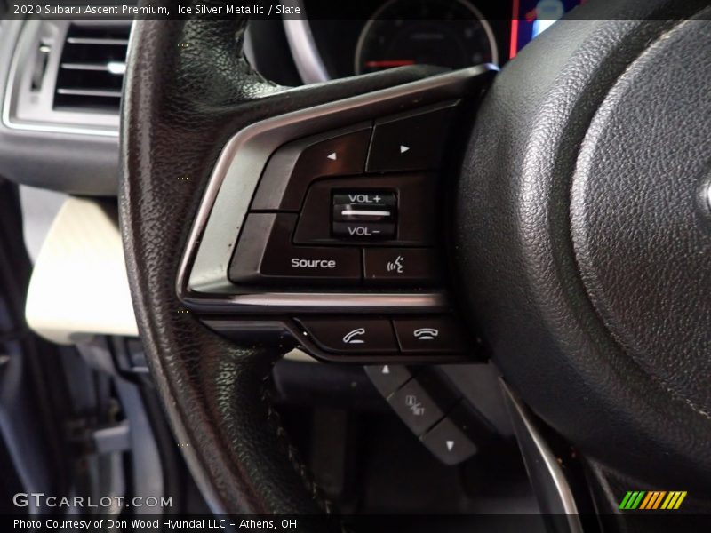 Ice Silver Metallic / Slate 2020 Subaru Ascent Premium