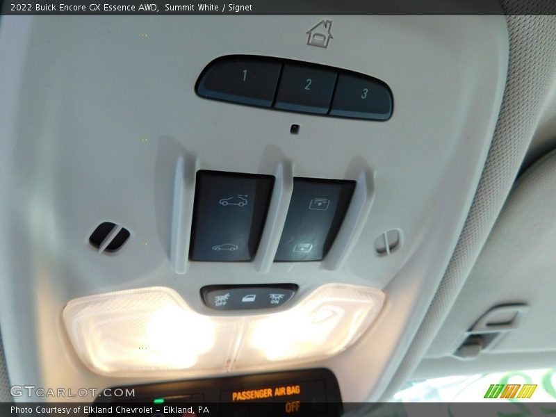 Summit White / Signet 2022 Buick Encore GX Essence AWD