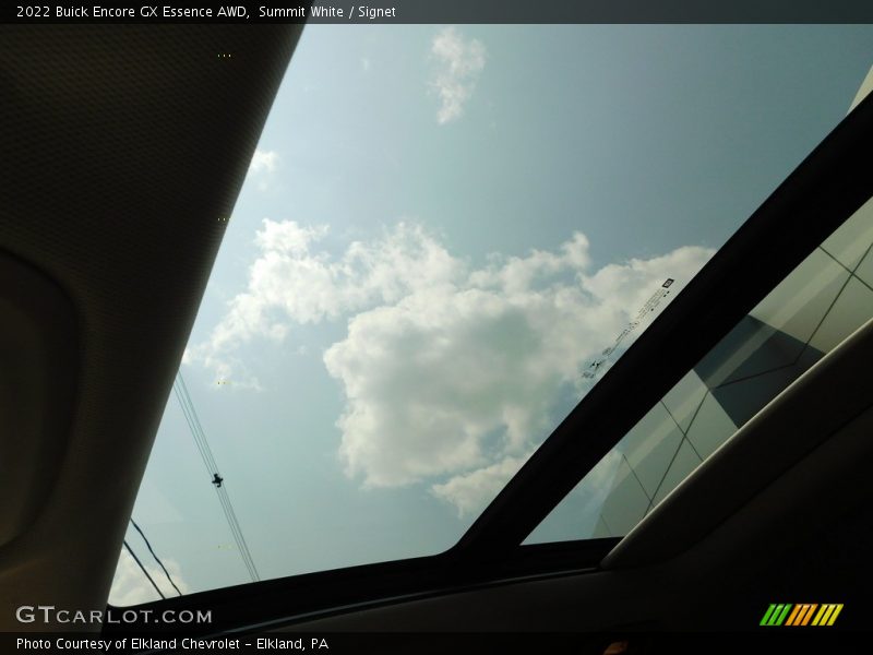 Summit White / Signet 2022 Buick Encore GX Essence AWD