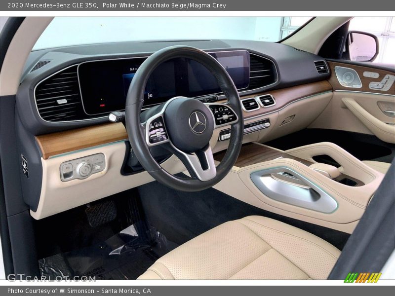 Polar White / Macchiato Beige/Magma Grey 2020 Mercedes-Benz GLE 350