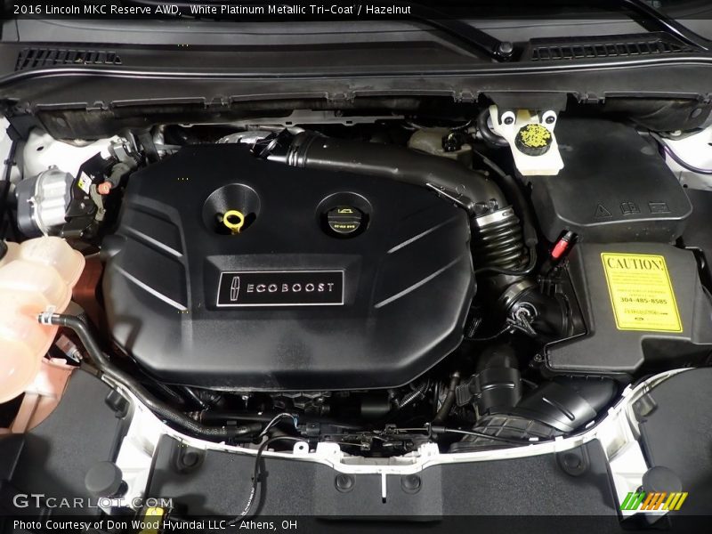 White Platinum Metallic Tri-Coat / Hazelnut 2016 Lincoln MKC Reserve AWD