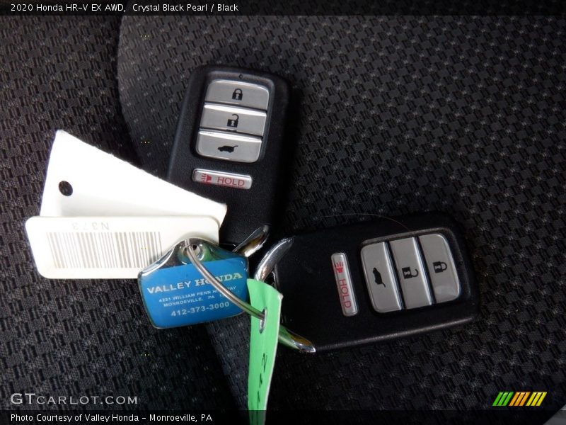 Crystal Black Pearl / Black 2020 Honda HR-V EX AWD