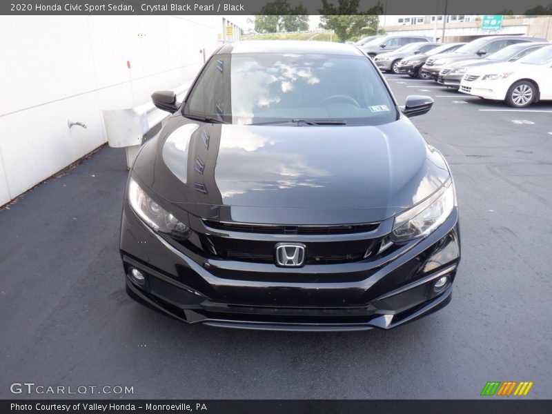 Crystal Black Pearl / Black 2020 Honda Civic Sport Sedan