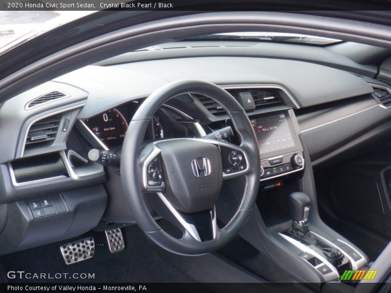Dashboard of 2020 Civic Sport Sedan