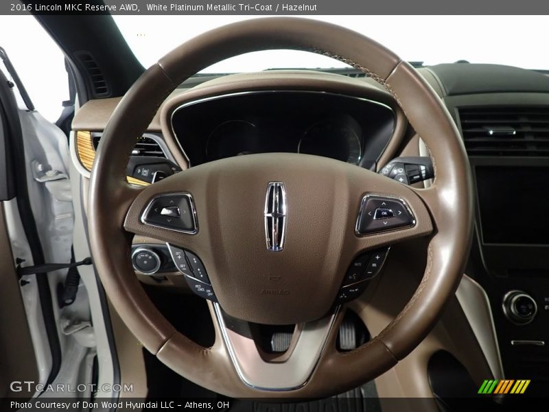 White Platinum Metallic Tri-Coat / Hazelnut 2016 Lincoln MKC Reserve AWD