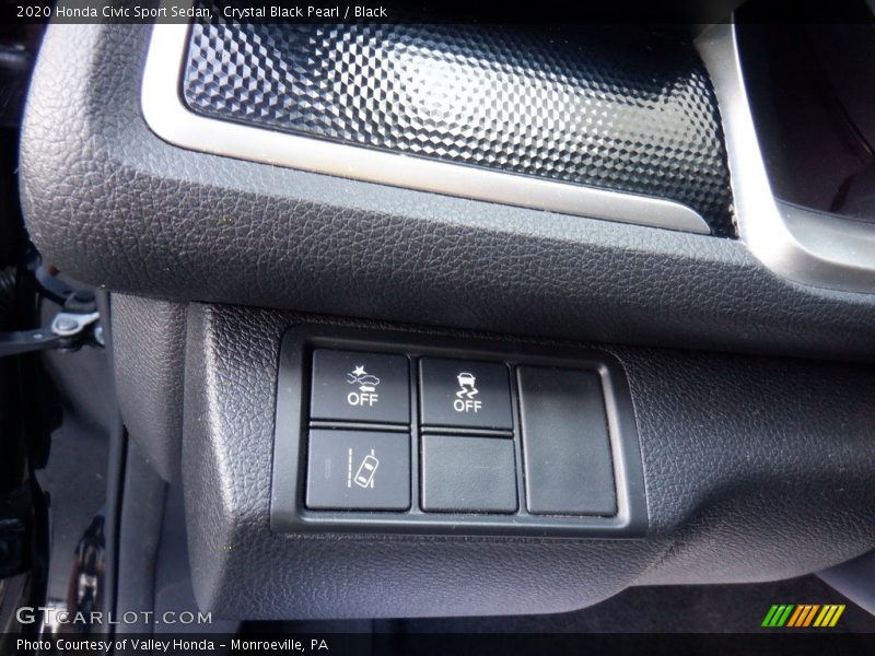 Controls of 2020 Civic Sport Sedan