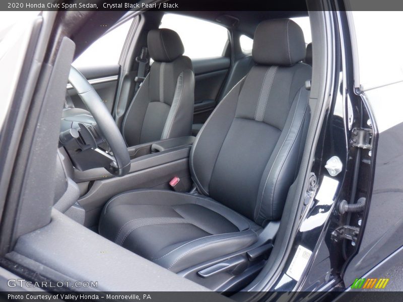 Front Seat of 2020 Civic Sport Sedan