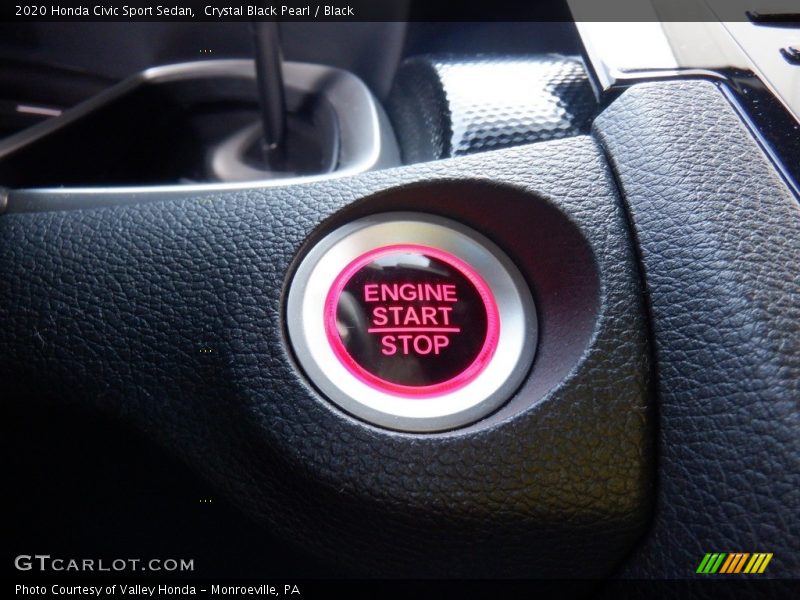 Crystal Black Pearl / Black 2020 Honda Civic Sport Sedan