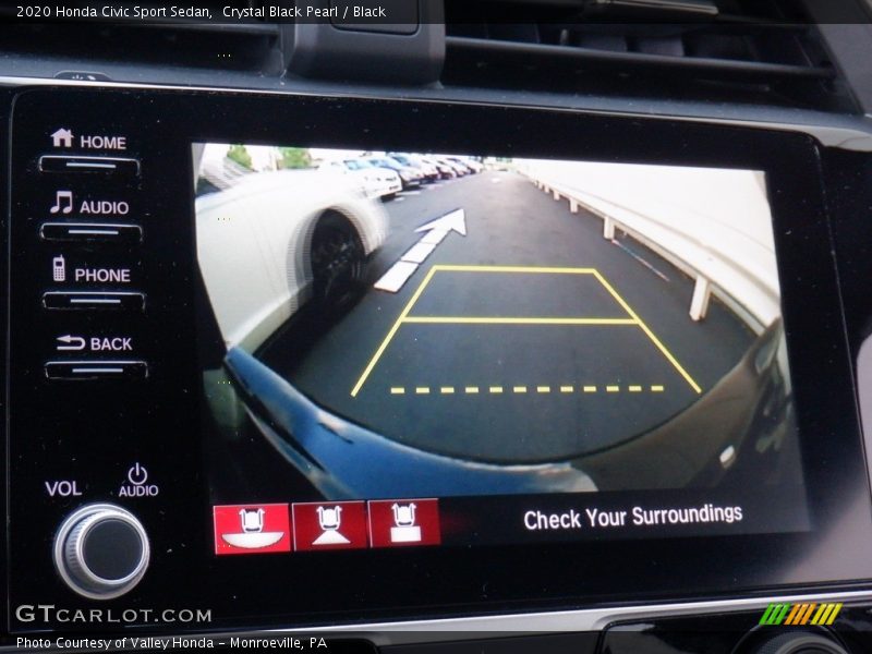 Crystal Black Pearl / Black 2020 Honda Civic Sport Sedan