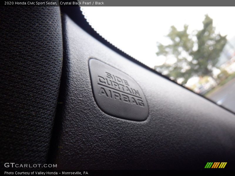 Crystal Black Pearl / Black 2020 Honda Civic Sport Sedan