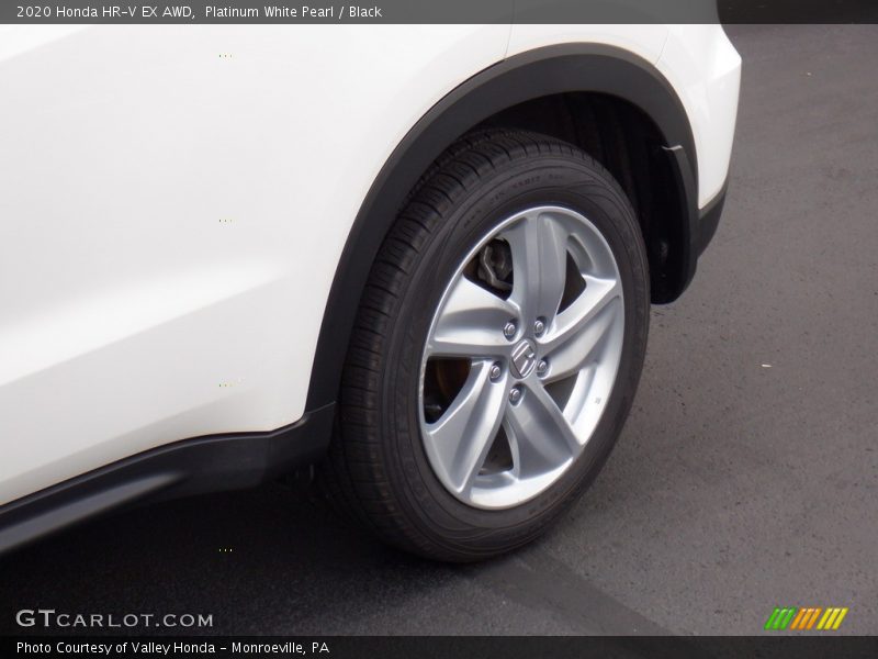 Platinum White Pearl / Black 2020 Honda HR-V EX AWD