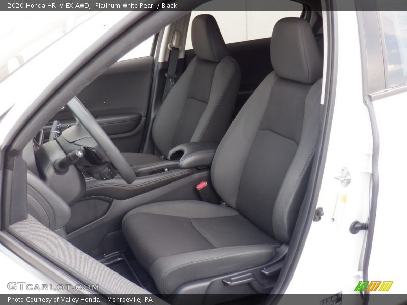 Platinum White Pearl / Black 2020 Honda HR-V EX AWD