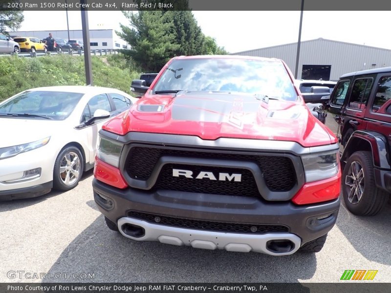 Flame Red / Black 2020 Ram 1500 Rebel Crew Cab 4x4