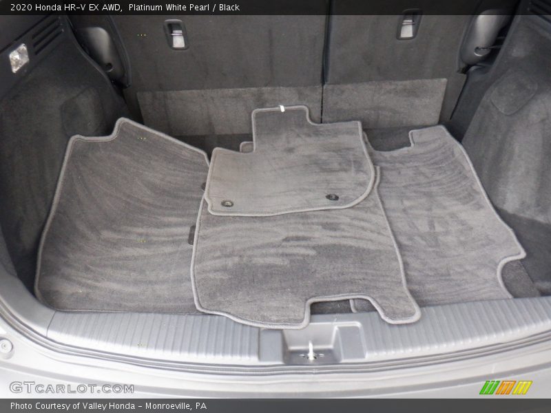 Platinum White Pearl / Black 2020 Honda HR-V EX AWD