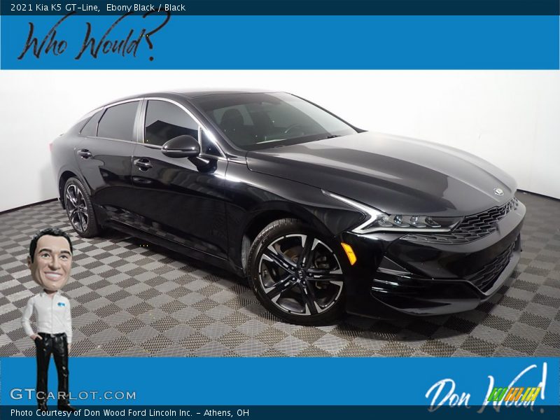 Ebony Black / Black 2021 Kia K5 GT-Line