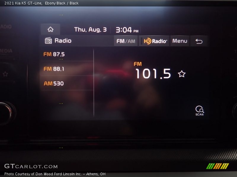 Ebony Black / Black 2021 Kia K5 GT-Line