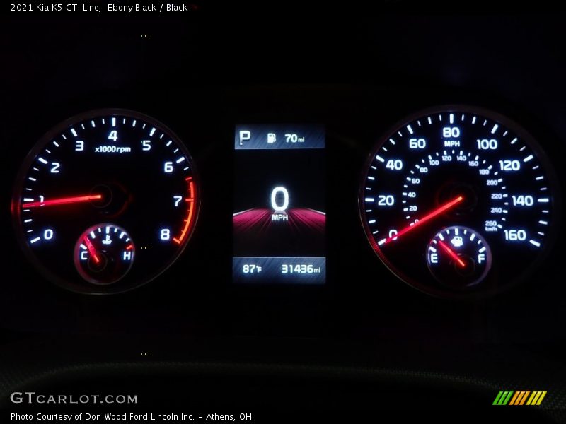 Ebony Black / Black 2021 Kia K5 GT-Line