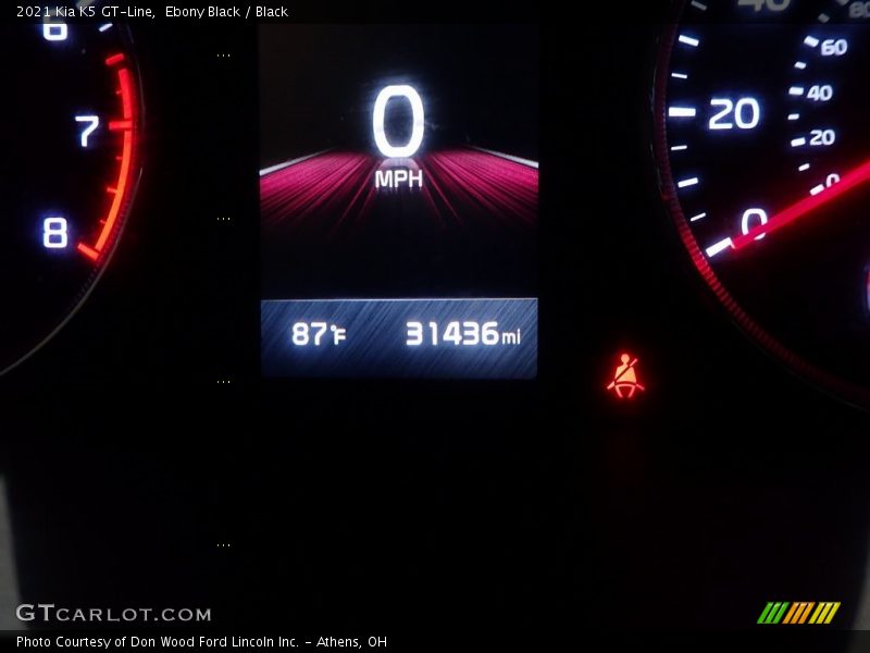 Ebony Black / Black 2021 Kia K5 GT-Line