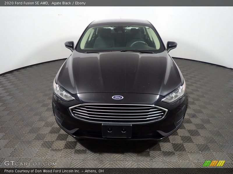 Agate Black / Ebony 2020 Ford Fusion SE AWD