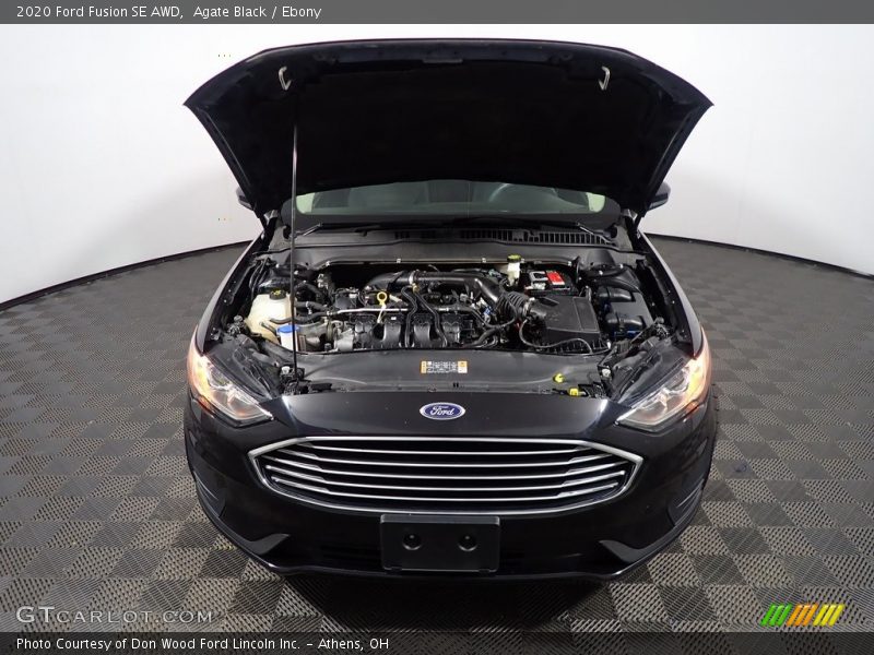 Agate Black / Ebony 2020 Ford Fusion SE AWD