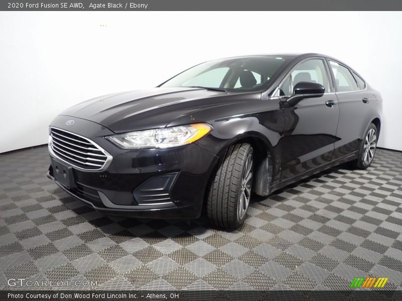Agate Black / Ebony 2020 Ford Fusion SE AWD