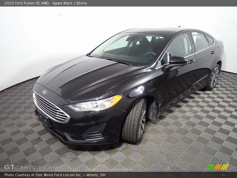 Agate Black / Ebony 2020 Ford Fusion SE AWD