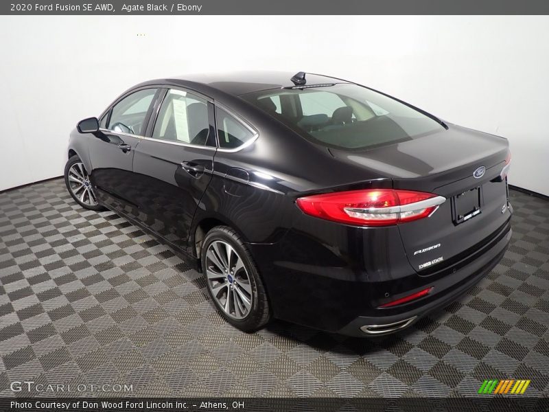 Agate Black / Ebony 2020 Ford Fusion SE AWD