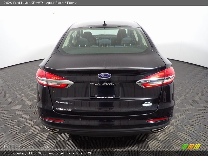 Agate Black / Ebony 2020 Ford Fusion SE AWD