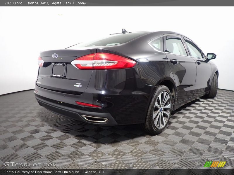Agate Black / Ebony 2020 Ford Fusion SE AWD