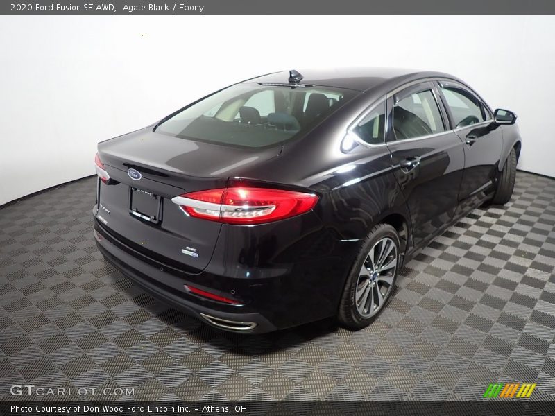 Agate Black / Ebony 2020 Ford Fusion SE AWD