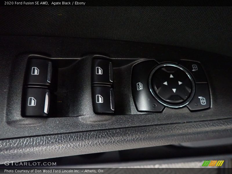 Agate Black / Ebony 2020 Ford Fusion SE AWD