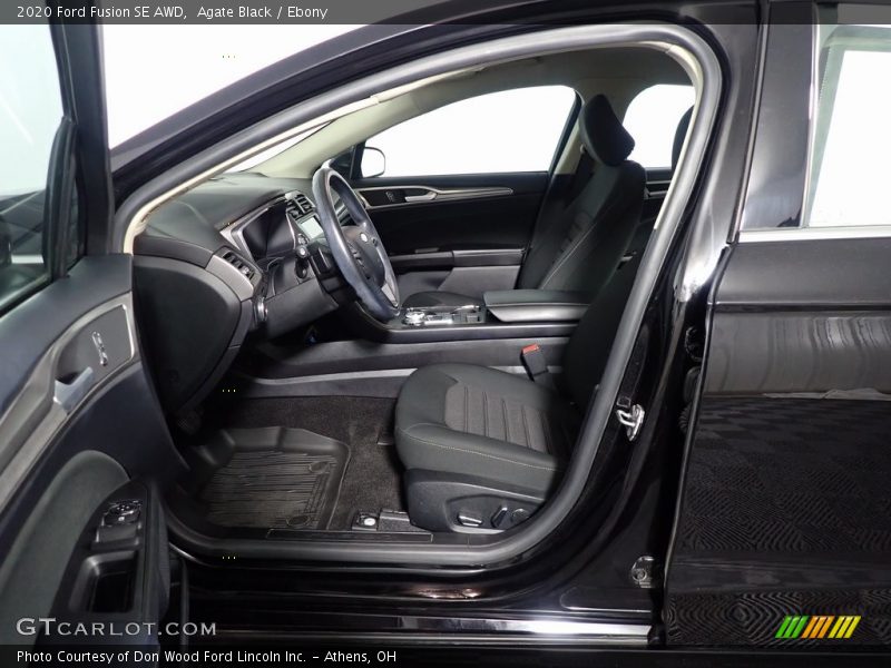 Agate Black / Ebony 2020 Ford Fusion SE AWD
