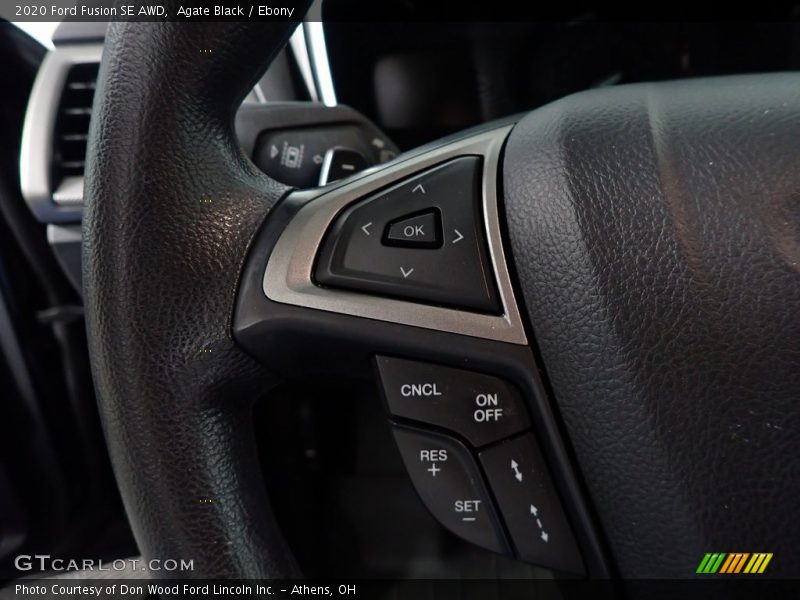 Agate Black / Ebony 2020 Ford Fusion SE AWD