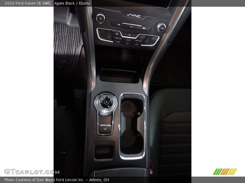 Agate Black / Ebony 2020 Ford Fusion SE AWD