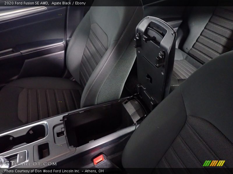 Agate Black / Ebony 2020 Ford Fusion SE AWD